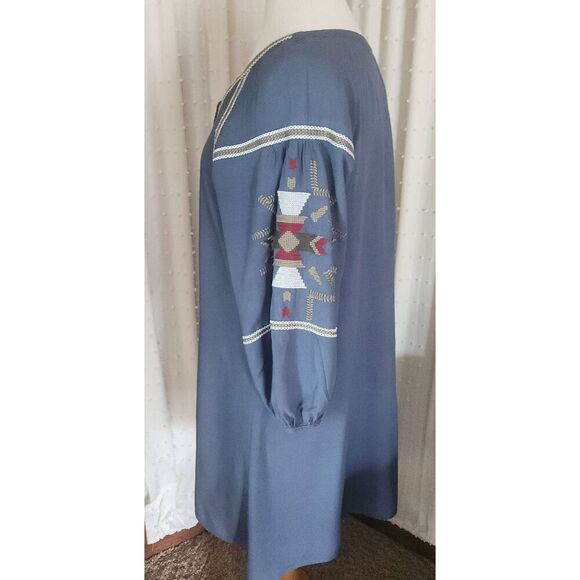 She + Sky western midi lined dress - Picture 7 of 12